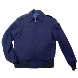 VTG DSCP Wings Collection Jacket AIRFORCE Navy Blue Removable Liner 38L R3068